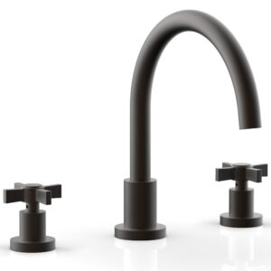 Phylrich BASIC Deck Tub Set – Blade Cross Handles D1137C – Oil Rubbed Bronze