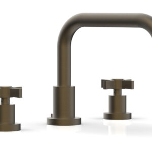 Phylrich BASIC Deck Tub Set – Blade Cross Handles D1139D – Architectural Bronze
