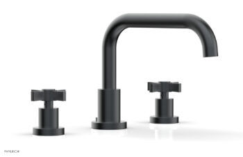 Phylrich BASIC Deck Tub Set - Blade Cross Handles D1139D - Gun Metal