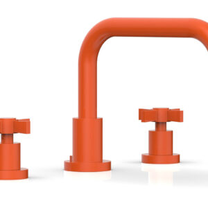 Phylrich BASIC Deck Tub Set – Blade Cross Handles D1139D – Orange