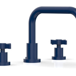 Phylrich BASIC Deck Tub Set – Blade Cross Handles D1139D – Navy Blue