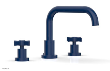 Phylrich BASIC Deck Tub Set - Blade Cross Handles D1139D - Navy Blue