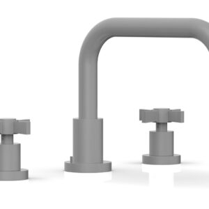 Phylrich BASIC Deck Tub Set – Blade Cross Handles D1139D – Grey