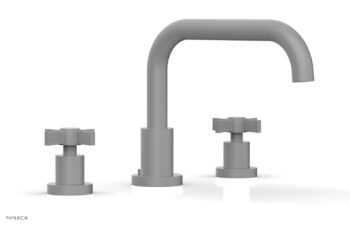 Phylrich BASIC Deck Tub Set - Blade Cross Handles D1139D - Grey