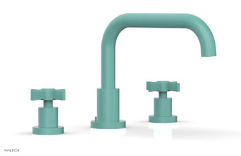 Phylrich BASIC Deck Tub Set - Blade Cross Handles D1139D - Turqoise
