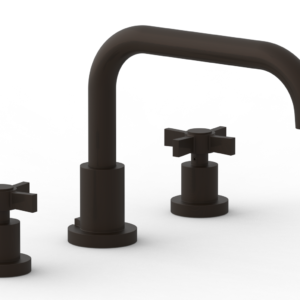 Phylrich BASIC Deck Tub Set – Blade Cross Handles D1139D – Antique Bronze