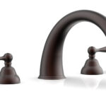 Phylrich REVERE & SAVANNAH Deck Tub Set D1200T - Weathered Copper