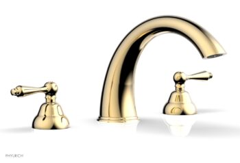 Phylrich REVERE & SAVANNAH Deck Tub Set D1200T - Satin Brass