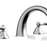 Phylrich REVERE & SAVANNAH Deck Tub Set D1202T - Satin Chrome