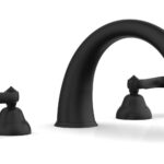 Phylrich REVERE & SAVANNAH Deck Tub Set D1202T - Matte Black