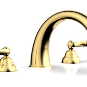 Phylrich REVERE & SAVANNAH Deck Tub Set D1202T – Satin Gold