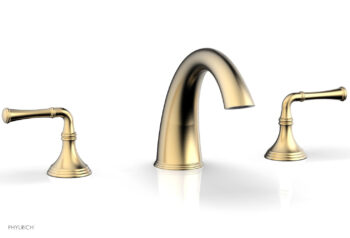 Phylrich 3RING Deck Tub Set D1205E - Satin Brass