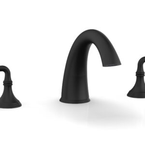 Phylrich 3RING Deck Tub Set D1205E – Matte Black
