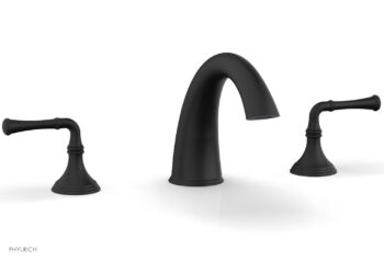 Phylrich 3RING Deck Tub Set D1205E - Matte Black