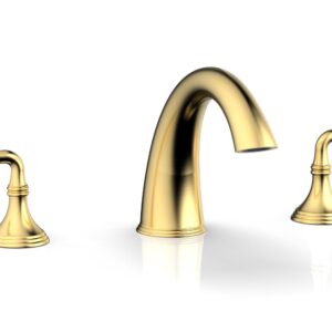 Phylrich 3RING Deck Tub Set D1205E – Satin Gold