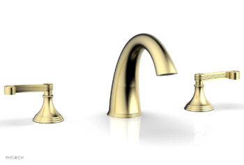 Phylrich 3RING Deck Tub Set D1206E - Polished Brass Uncoated
