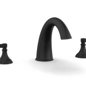 Phylrich 3RING Deck Tub Set D1206E – Matte Black