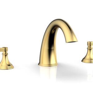 Phylrich 3RING Deck Tub Set D1206E – Satin Gold