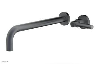 Phylrich Basic 12" Single Handle Wall Lavatory Set - Lever Handle D130-17 - Gun Metal