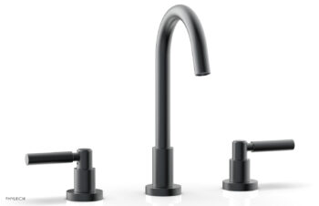 Phylrich BASIC Widespread Faucet, 10 1/2" High Spout, Lever Handles D130 - Gun Metal