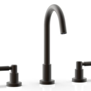 Phylrich BASIC Widespread Faucet, 10 1/2″ High Spout, Lever Handles D130 – Oil Rubbed Bronze