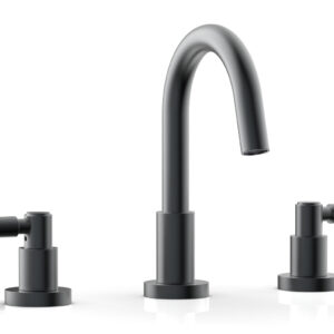 Phylrich BASIC Widespread Faucet, 8 1/2″ High Spout, Lever Handles D131 – Gun Metal
