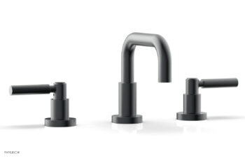 Phylrich BASIC Widespread Faucet, 6 3/8" High Spout, Lever Handles D132 - Gun Metal