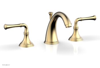Phylrich 3RING Widespread Faucet D205 - Satin Brass