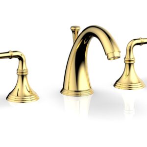 Phylrich 3RING Widespread Faucet D205 – Polished Gold