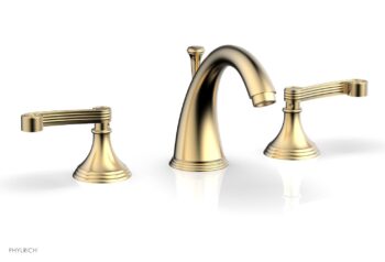 Phylrich 3RING Widespread Faucet D206 - Satin Brass