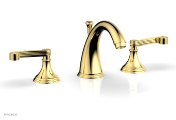 Phylrich 3RING Widespread Faucet D206 - Polished Gold