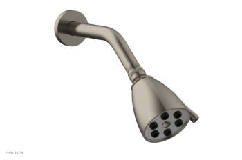 Phylrich 6 Jet BASIC 2-3/4" Round Shower Head D830 - Pewter