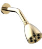 Phylrich 6 Jet BASIC 2-3/4″ Round Shower Head D830 – Satin Brass