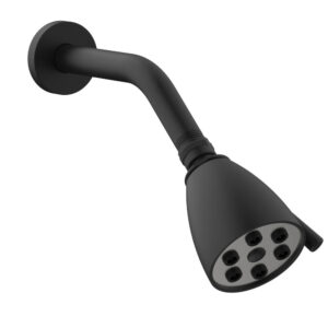 Phylrich 6 Jet BASIC 2-3/4″ Round Shower Head D830 – Matte Black