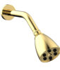 Phylrich 6 Jet BASIC 2-3/4″ Round Shower Head D830 – Polished Gold