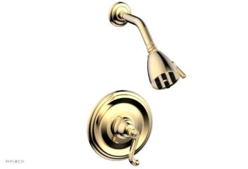 Phylrich REVERE & SAVANNAH Pressure Balance Shower Set DPB3102 - Satin Brass