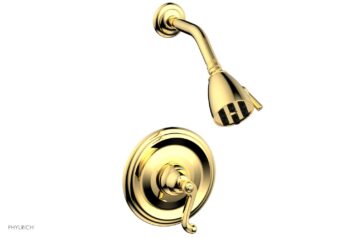 Phylrich REVERE & SAVANNAH Pressure Balance Shower Set DPB3102 - Polished Gold