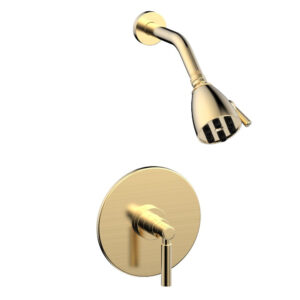 Phylrich BASIC Pressure Balance Shower Set – Lever Handle DPB3130 – Satin Brass