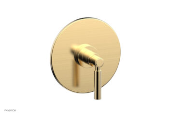 Phylrich BASIC Pressure Balance Shower Set Trim Only - Lever Handle DPB3130TO - Satin Brass