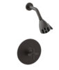 Phylrich BASIC Pressure Balance Shower Set – Tubular Cross Handle DPB3134 – Oil Rubbed Bronze