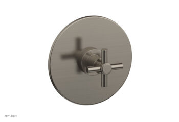 Phylrich BASIC Pressure Balance Shower Set Trim Only - Tubular Cross Handle DPB3134TO - Pewter