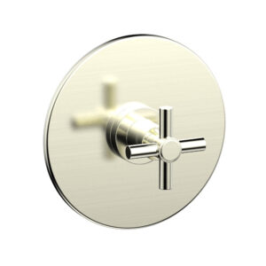 Phylrich BASIC Pressure Balance Shower Set Trim Only – Tubular Cross Handle DPB3134TO – Satin Nickel