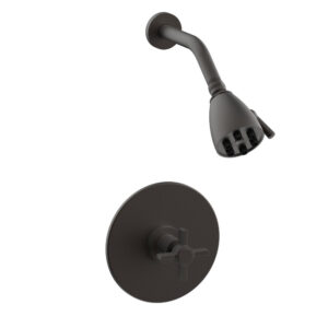Phylrich BASIC Pressure Balance Shower Set – Blade Cross Handle DPB3137 – Oil Rubbed Bronze
