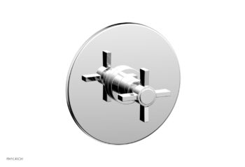 Phylrich BASIC Pressure Balance Shower Set Trim Only  - Blade Cross Handle DPB3137TO - Polished Chrome