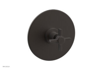 Phylrich BASIC Pressure Balance Shower Set Trim Only  - Blade Cross Handle DPB3137TO - Oil Rubbed Bronze