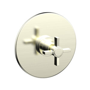 Phylrich BASIC Pressure Balance Shower Set Trim Only  – Blade Cross Handle DPB3137TO – Satin Nickel