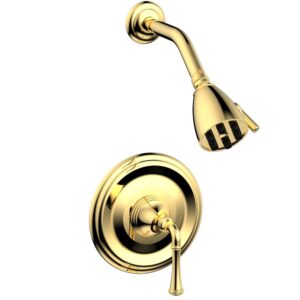 Phylrich 3RING Pressure Balance Shower Set DPB3205 – Polished Gold