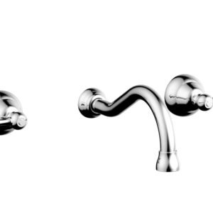 Phylrich REVERE & SAVANNAH Wall Lavatory Set DWL100 – Polished Chrome