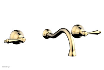Phylrich REVERE & SAVANNAH Wall Lavatory Set DWL100 - Satin Brass