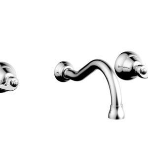 Phylrich REVERE & SAVANNAH Wall Lavatory Set DWL102 – Polished Chrome